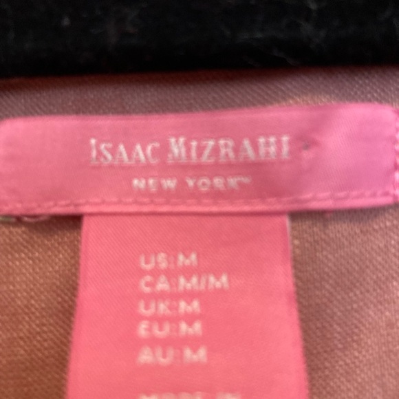 Isaac Mizrahi Dusty Rose Button-Down Shirt - Picture 2 of 4